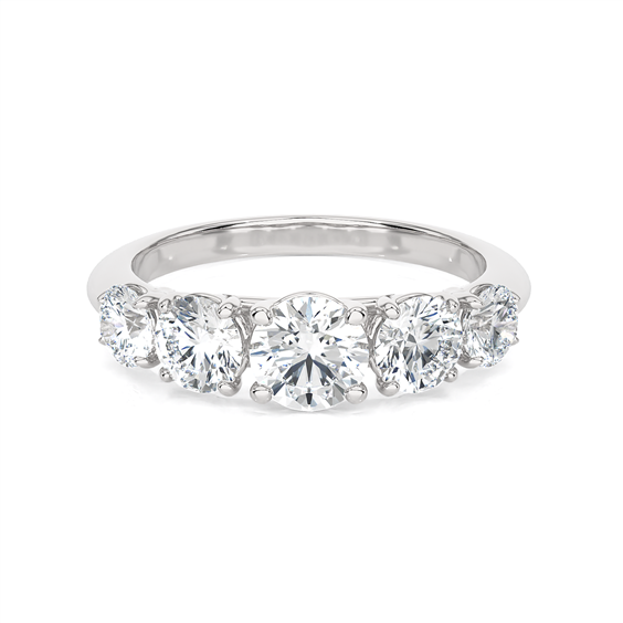 Anello Ama Donna in Oro bianco Diamante Lab Grown 1.63 Ct AMA-AN-1035-16-1-13-WA - AMA-AN-1035-16-1-13-WA